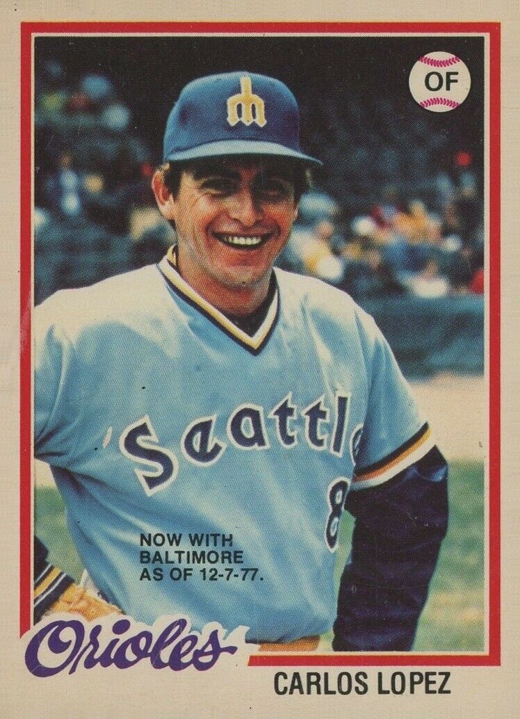 1978 O-Pee-Chee Carlos Lopez #219 Baseball Card