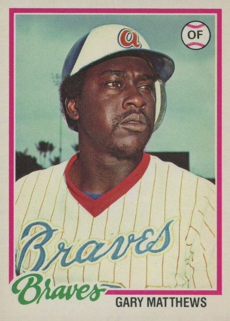 1978 O-Pee-Chee Gary Matthews #209 Baseball Card