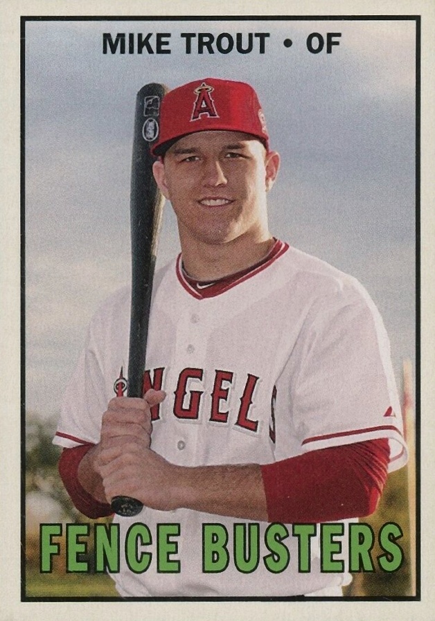 2017 Topps Throwback Thursday  MIke Trout #90 Baseball Card
