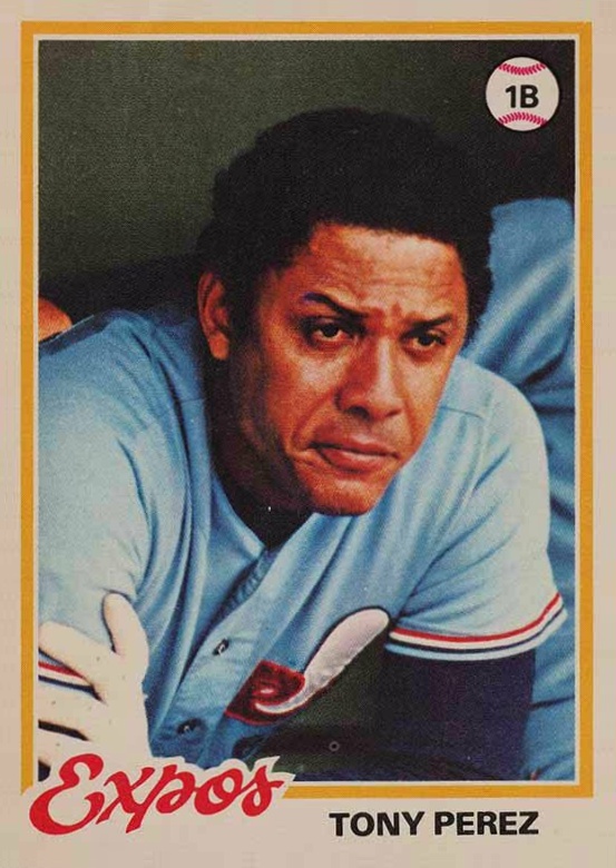 1978 O-Pee-Chee Tony Perez #90 Baseball Card