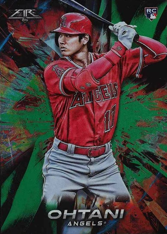 2018 Topps Fire  Shohei Ohtani #150 Baseball Card