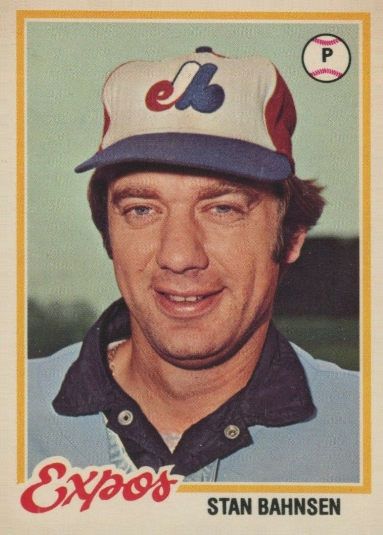 1978 O-Pee-Chee Stan Bahnsen #54 Baseball Card