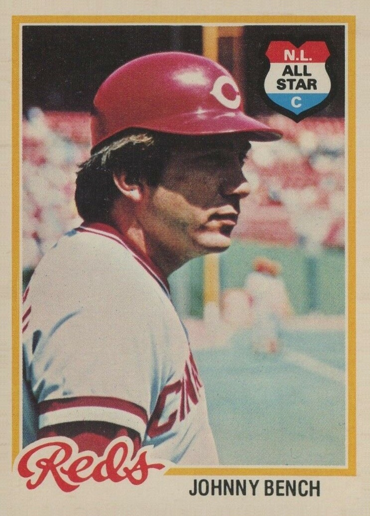 1978 O-Pee-Chee Johnny Bench #50 Baseball Card