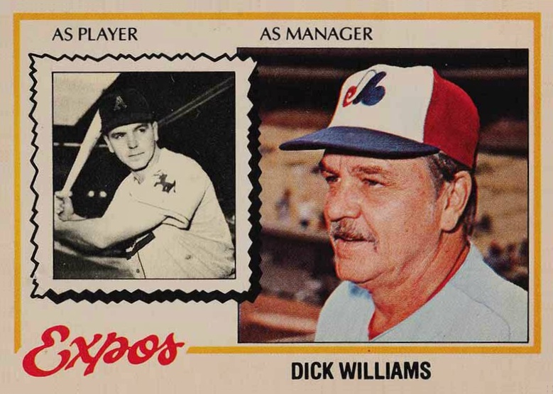 1978 O-Pee-Chee Dick Williams #27 Baseball Card
