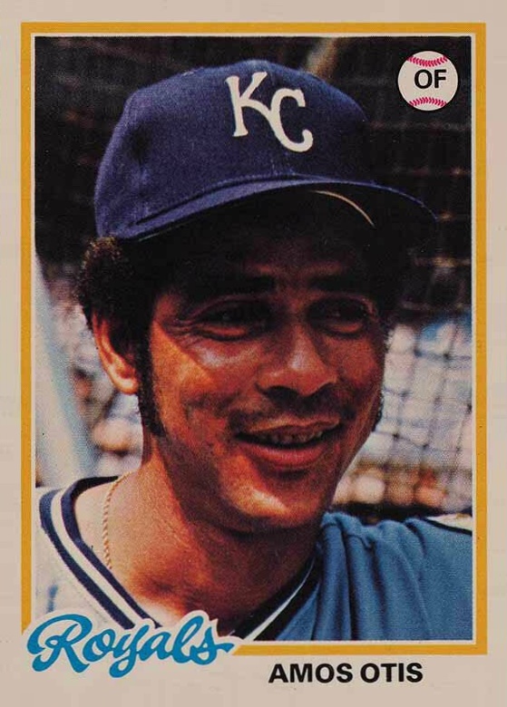 1978 O-Pee-Chee Amos Otis #16 Baseball Card