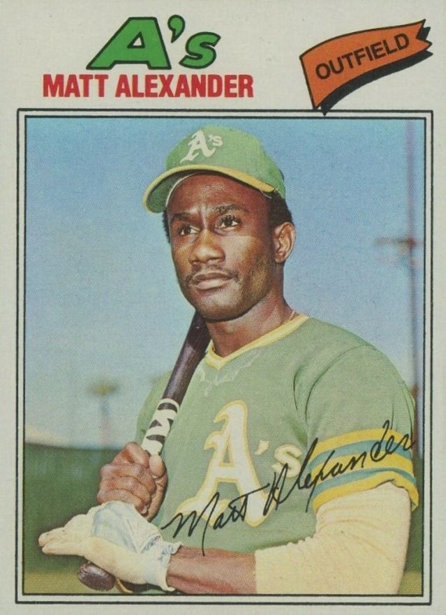 1977 Topps Matt Alexander #644 Baseball Card