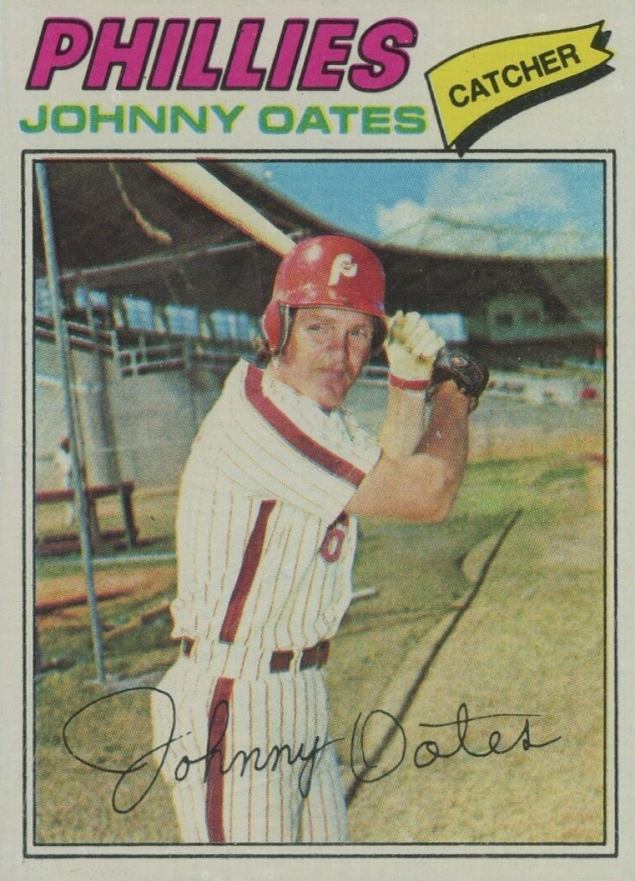 1977 Topps Johnny Oates #619 Baseball Card