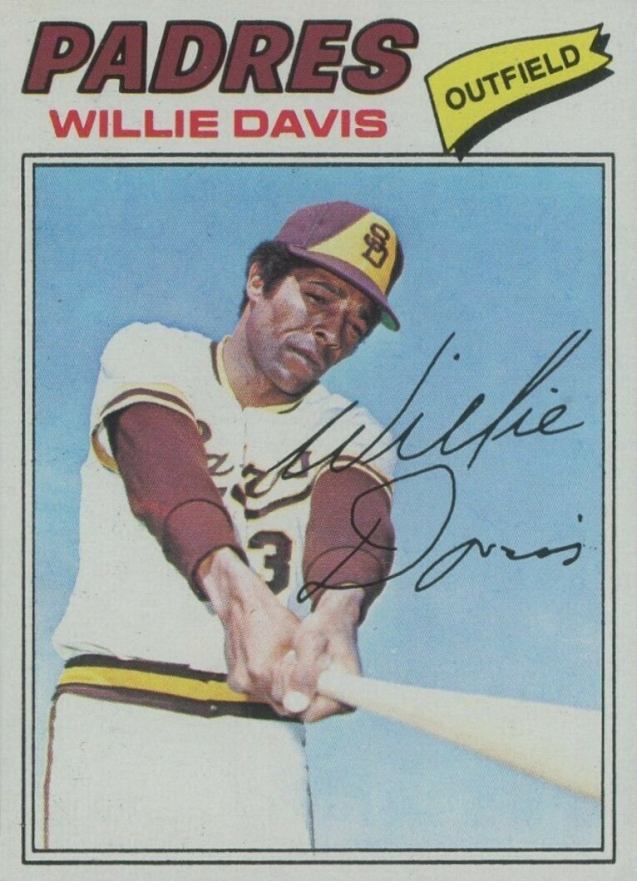 WILLIE DAVIS 1961 Topps Baseball RC # 506 Los Angeles Dodgers Rookie Ex -  Ex +