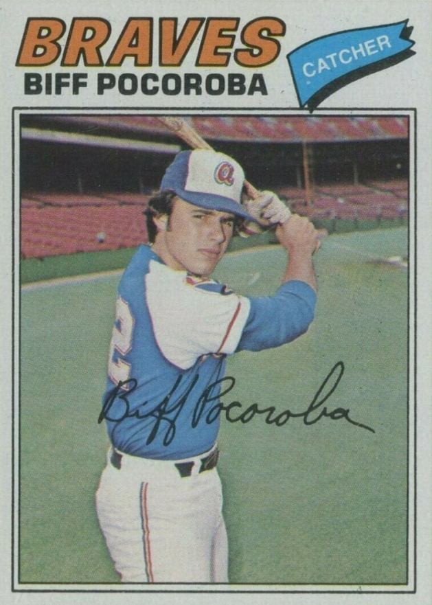 1977 Topps Biff Pocoroba #594 Baseball Card