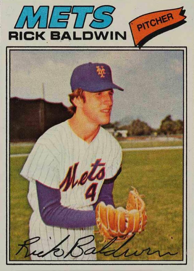 1977 Topps Rick Baldwin #587 Baseball Card