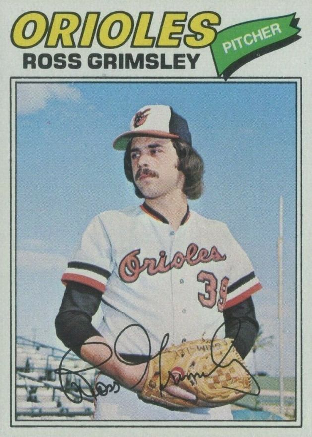 1977 Topps Ross Grimsley #572 Baseball Card