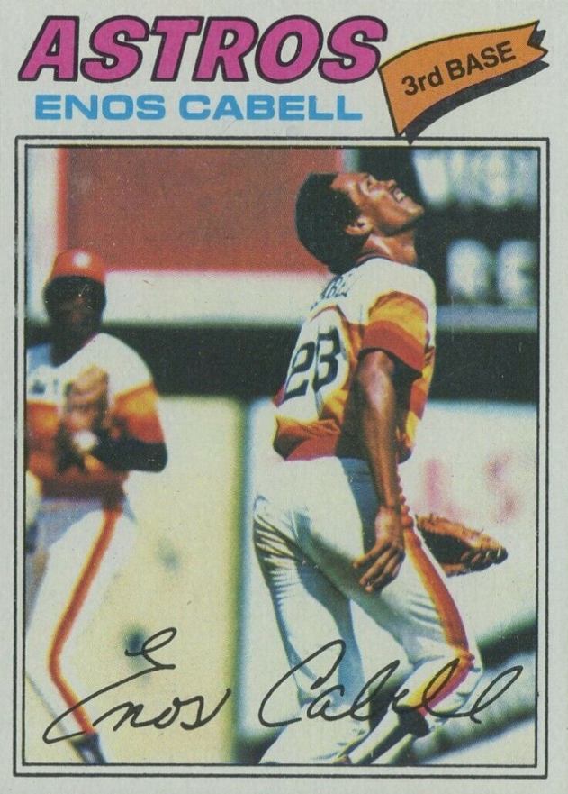 1977 Topps Enos Cabell #567 Baseball Card