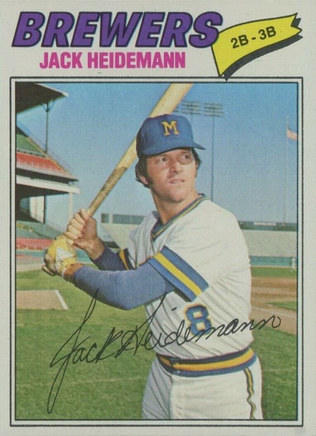 1977 Topps Jack Heidemann #553 Baseball Card