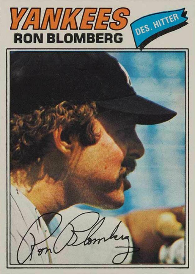 1977 Topps Ron Blomberg #543 Baseball Card