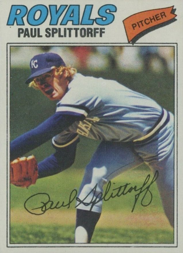 1977 Topps Paul Splittorff #534 Baseball Card