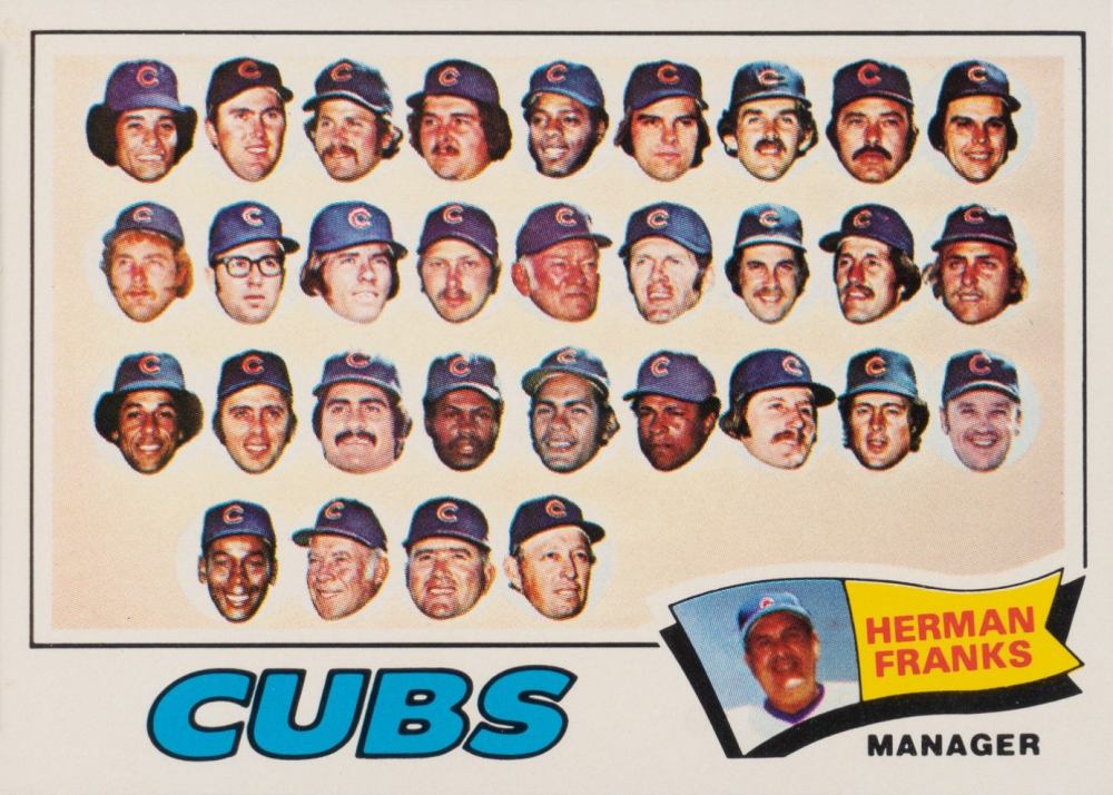 1977 Topps Chicago Cubs Team #518 Baseball Card
