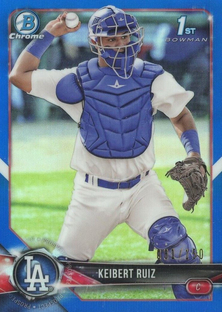 2018 Bowman Prospects Chrome Keibert Ruiz #79 Baseball Card
