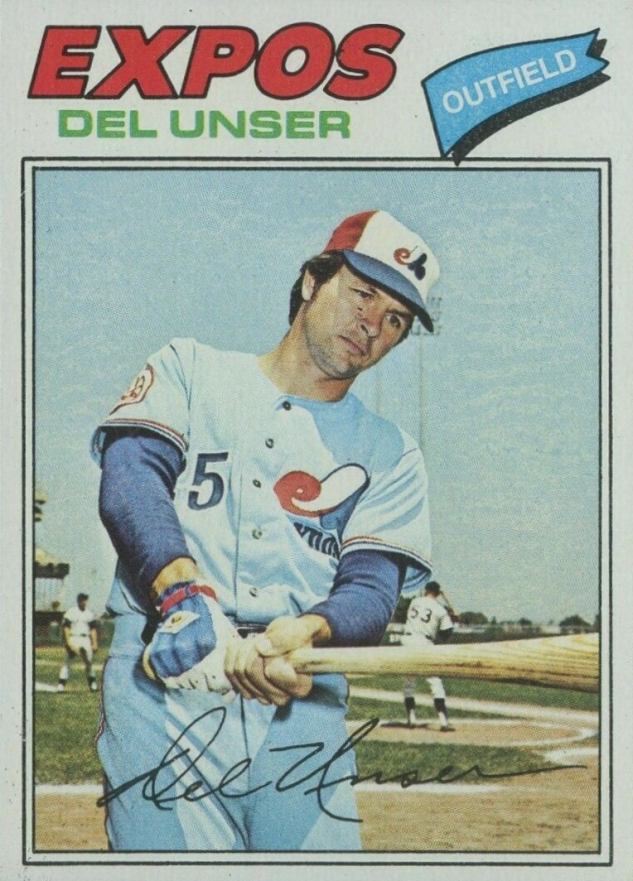 1977 Topps Del Unser #471 Baseball Card