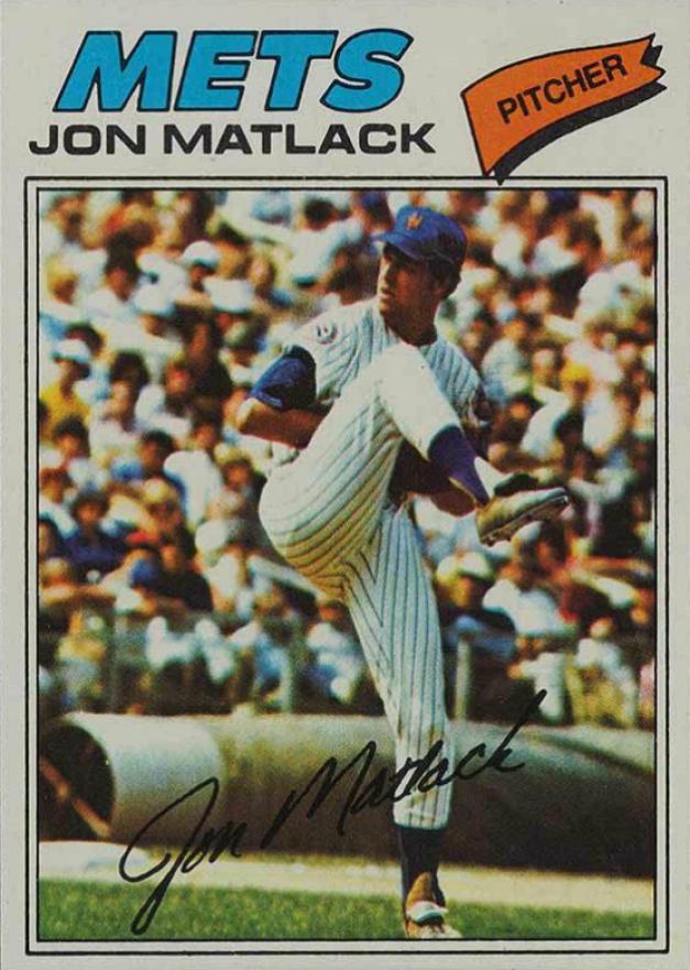 1977 Topps Jon Matlack #440 Baseball Card