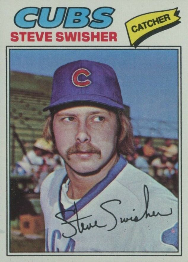 1977 Topps Steve Swisher #419 Baseball Card