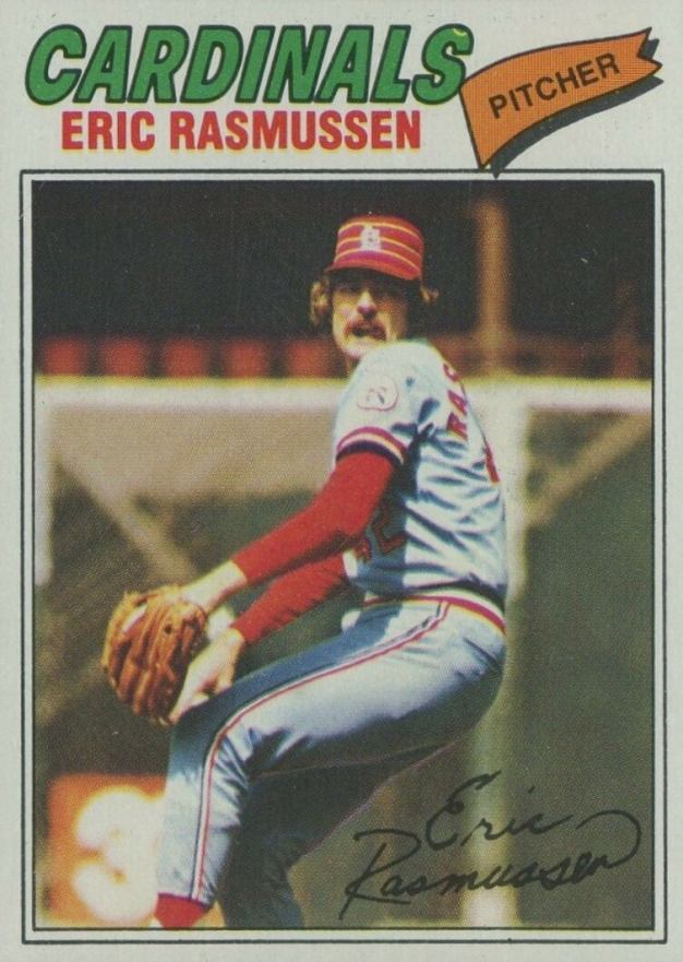 1977 Topps Eric Rasmussen #404 Baseball Card