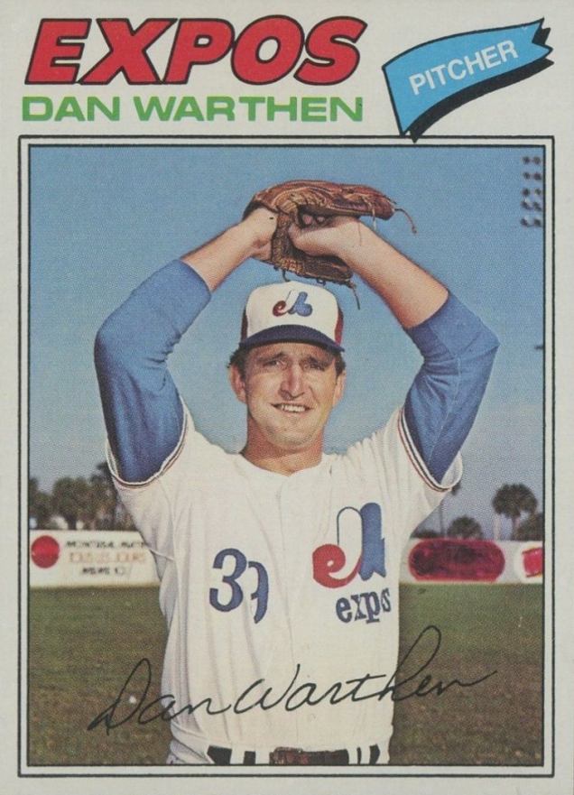 1977 Topps Dan Warthen #391 Baseball Card