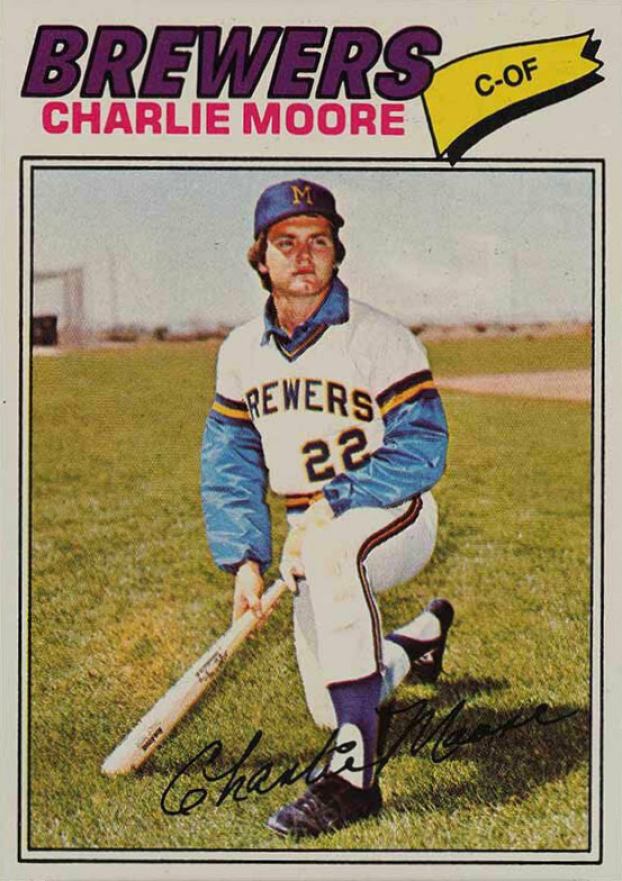1977 Topps Charlie Moore #382 Baseball Card