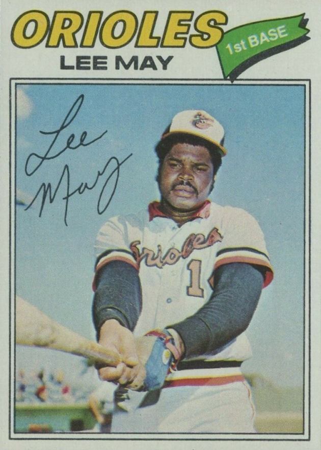 1977 Topps Lee May #380 Baseball Card