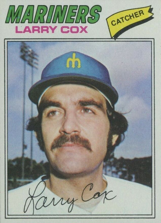1977 Topps Larry Cox #379 Baseball Card