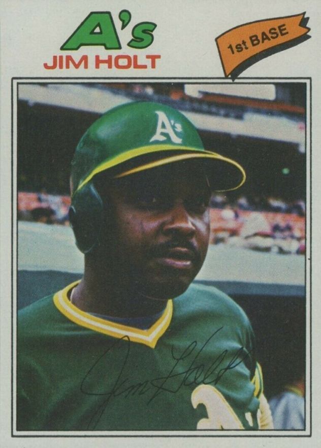 1977 Topps Jim Holt #349 Baseball Card