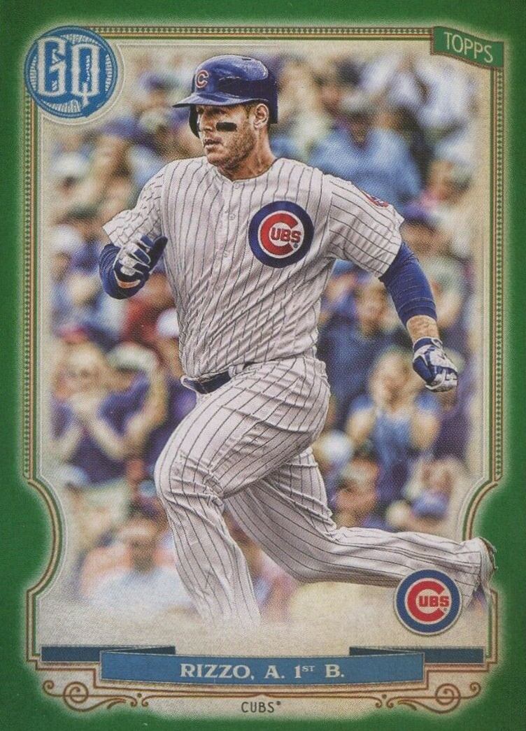 2020 Topps Gypsy Queen Anthony RizzoG #86 Baseball Card
