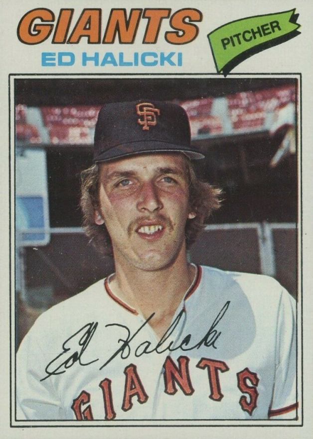 1977 Topps Ed Halicki #343 Baseball Card