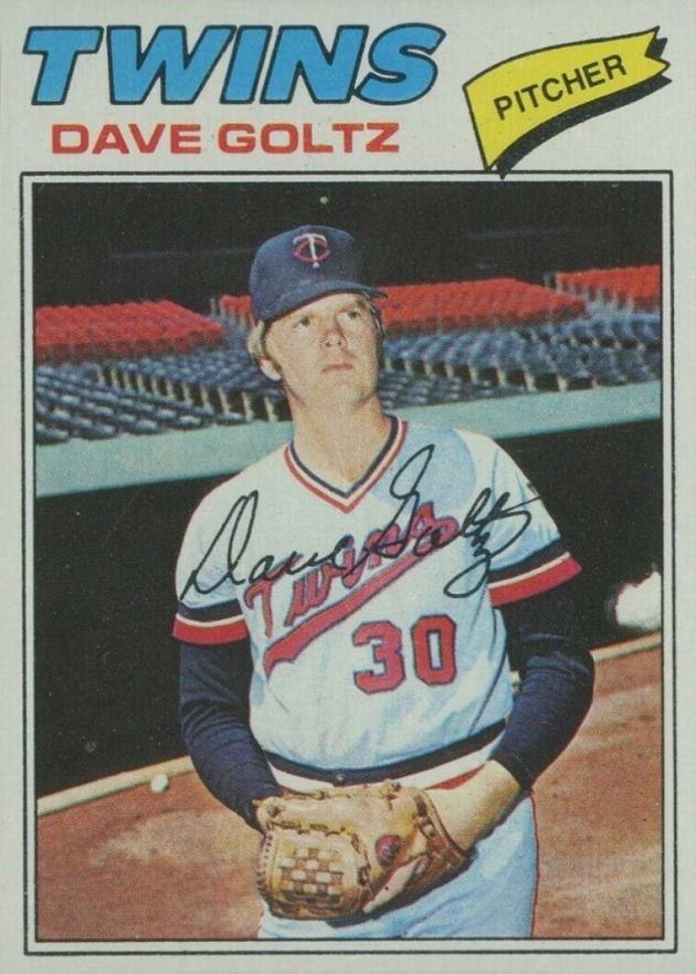 1977 Topps Dave Goltz #321 Baseball Card
