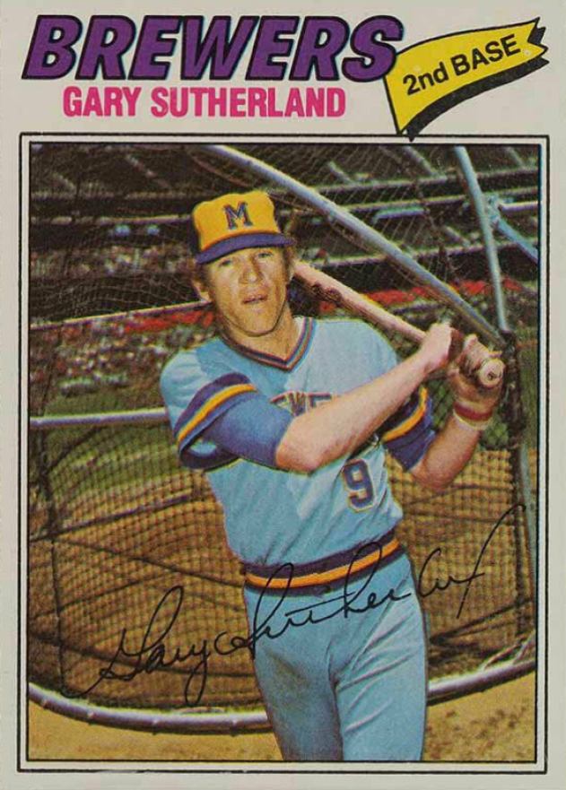 1977 Topps Gary Sutherland #307 Baseball Card