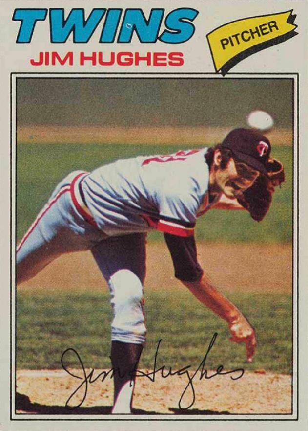 1977 Topps Jim Hughes #304 Baseball Card