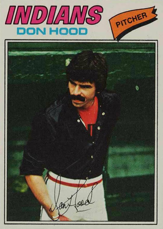 1977 Topps Don Hood #296 Baseball Card