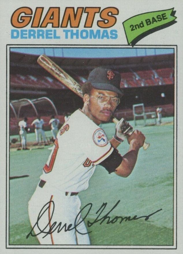 1977 Topps Derrel Thomas #266 Baseball Card