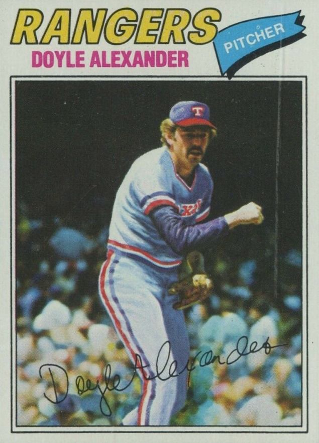 1977 Topps Doyle Alexander #254 Baseball Card
