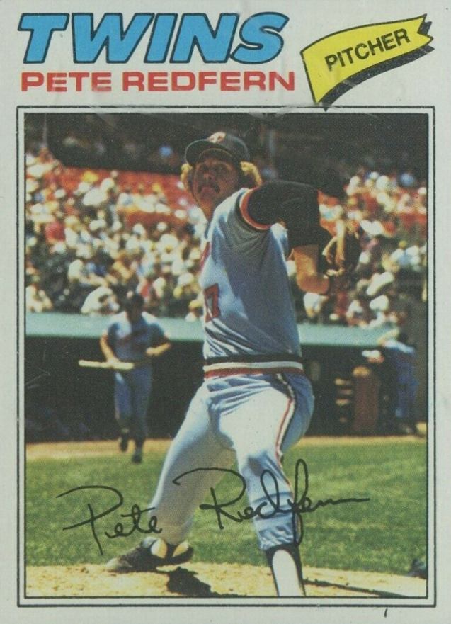 1977 Topps Pete Redfern #249 Baseball Card