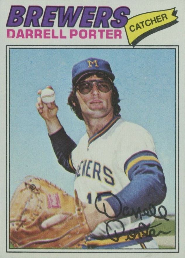 1977 Topps Darrell Porter #214 Baseball Card