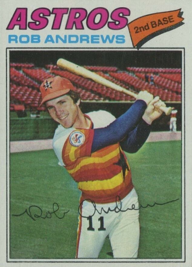 1977 Topps Rob Andrews #209 Baseball Card