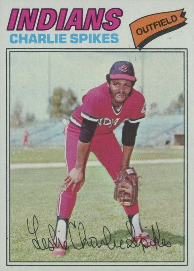 1977 Topps Charlie Spikes #168 Baseball Card