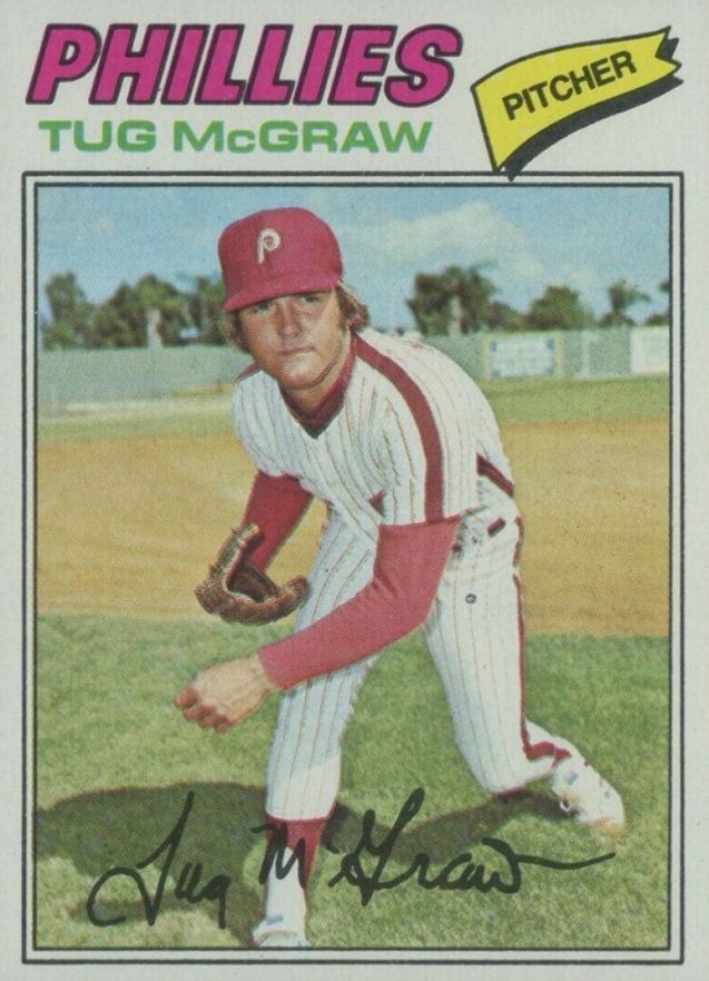 1977 Topps Tug McGraw #164 Baseball Card