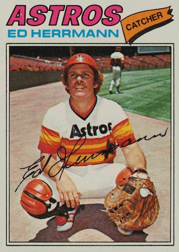 1977 Topps Ed Herrmann #143 Baseball Card