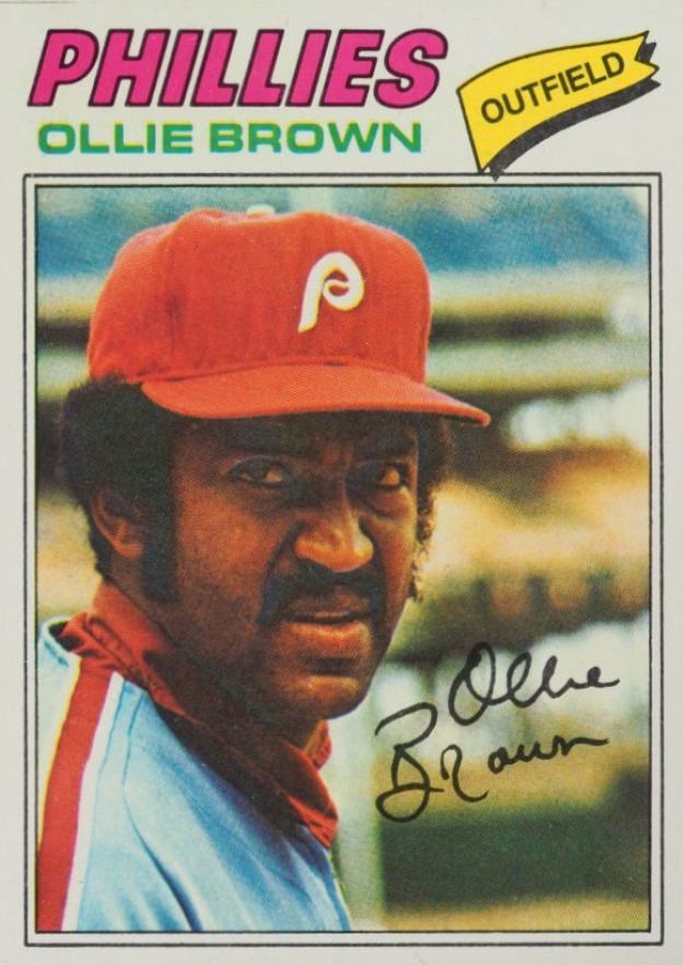 1977 Topps Ollie Brown #84 Baseball Card