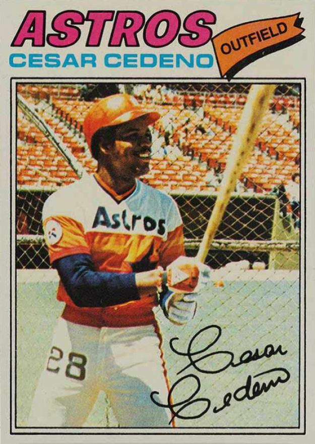 1977 Topps Cesar Cedeno #90 Baseball Card