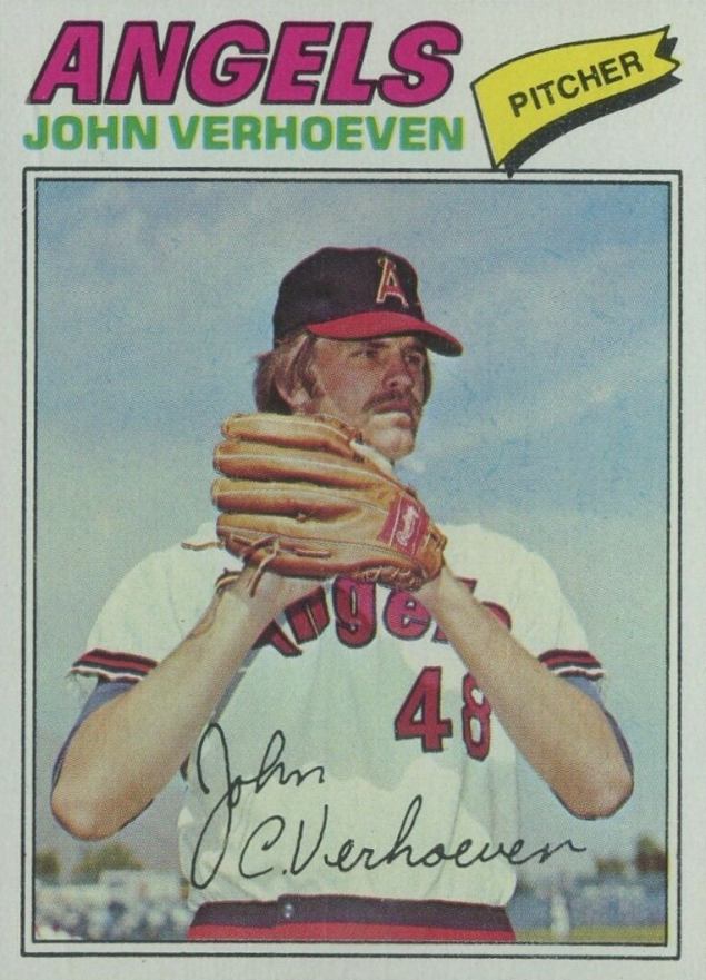 1977 Topps John Verhoeven #91 Baseball Card