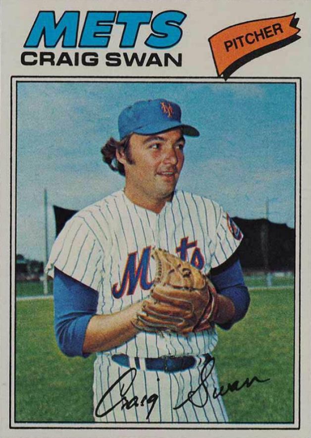 1977 Topps Craig Swan #94 Baseball Card