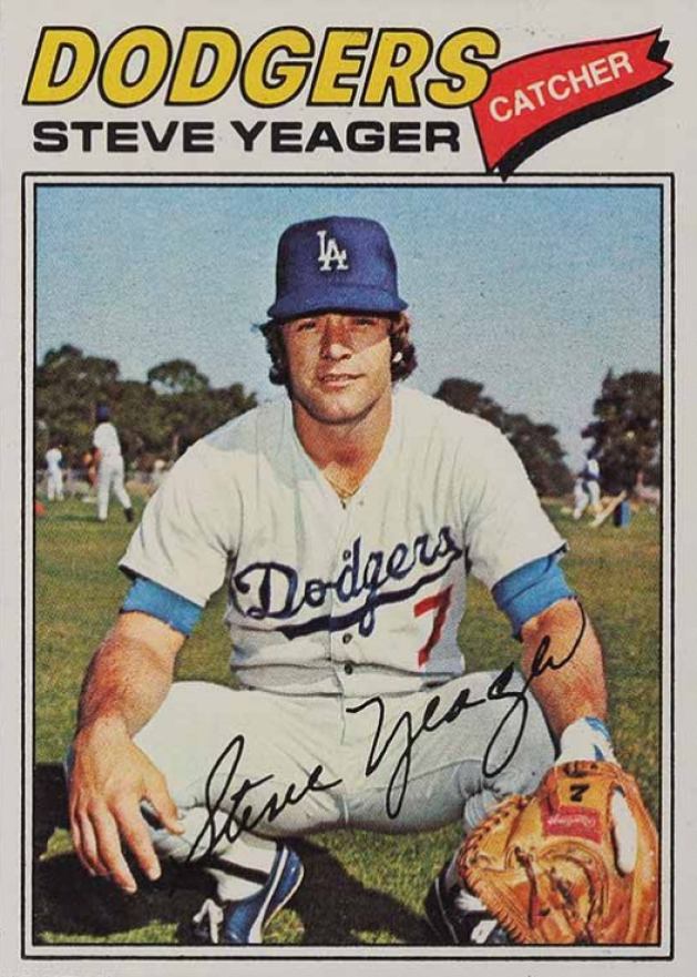 1977 Topps Steve Yeager #105 Baseball Card
