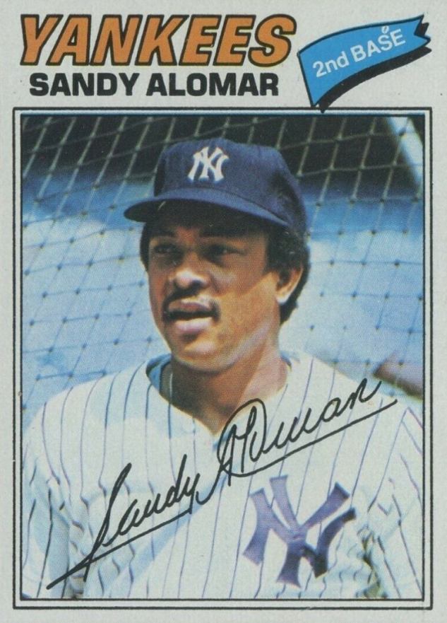 1977 Topps Sandy Alomar #54 Baseball Card